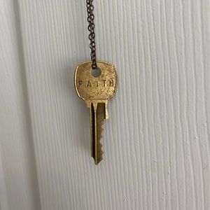 “FAITH” The Giving Keys Necklace